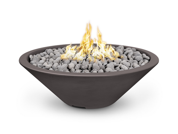 The Outdoor Plus Cazo Concrete Fire Pit - Narrow Lip