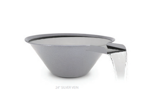 The Outdoor Plus Cazo Powdercoated Steel Water Bowl + Free Cover