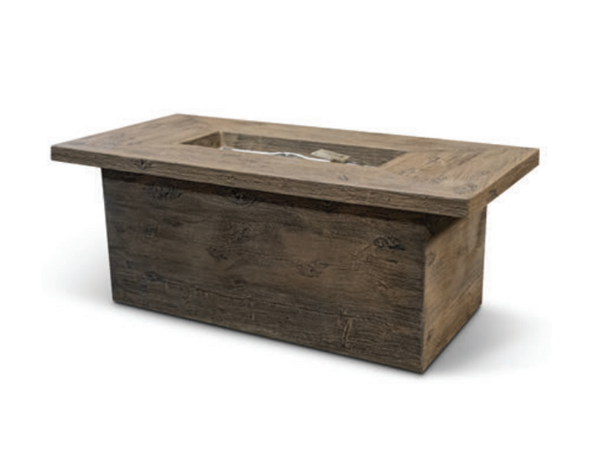 The Outdoor Plus Grove Wood Grain Fire Pit
