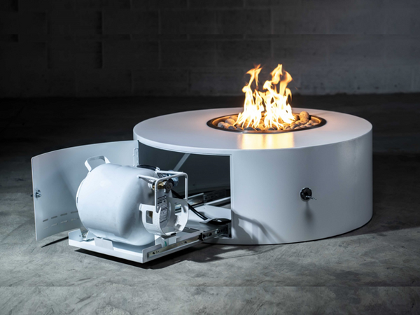The Outdoor Plus Isla Metal Fire Pit - Low Profile