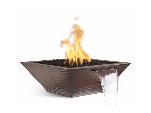 The Outdoor Plus Maya Copper Fire & Water Bowl