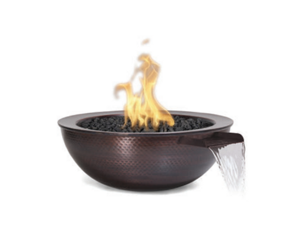 The Outdoor Plus Sedona Copper Fire & Water Bowl
