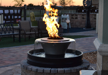 The Outdoor Plus Cazo 360° Copper Fire & Water Bowl + Free Cover - The Fire Pit Collection