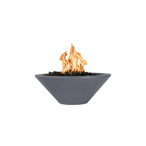 The Outdoor Plus Cazo Concrete Fire Bowl + Free Cover - The Fire Pit Collection