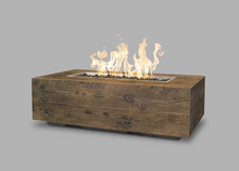 The Outdoor Plus Coronado Wood Grain Fire Pit + Free Cover - The Fire Pit Collection