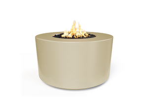 The Outdoor Plus 42" Florence Concrete Fire Table / 24" Tall + Free Cover - The Fire Pit Collection