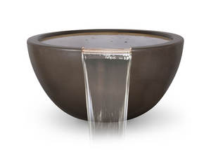 The Outdoor Plus Luna Concrete Water Bowl + Free Cover - The Fire Pit Collection