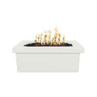 The Outdoor Plus Ramona Rectangular Concrete Fire Table + Free Cover - The Fire Pit Collection