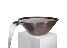 The Outdoor Plus 31" Remi Hammered Copper Water Bowl + Free Cover - The Fire Pit Collection