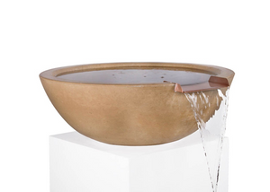 The Outdoor Plus Sedona Concrete Water Bowl + Free Cover - The Fire Pit Collection