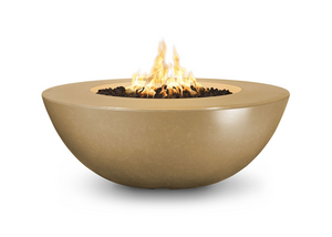 The Outdoor Plus Sedona Wide Lip Concrete Fire Pit + Free Cover - The Fire Pit Collection
