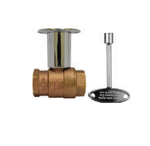 The Outdoor Plus 3/4" On/Off Straight Key Valve - The Fire Pit Collection